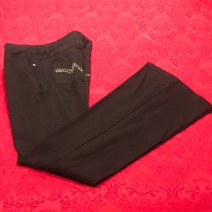 Like New Never Worn Cest Toi Black Sparkle Pocket Jean